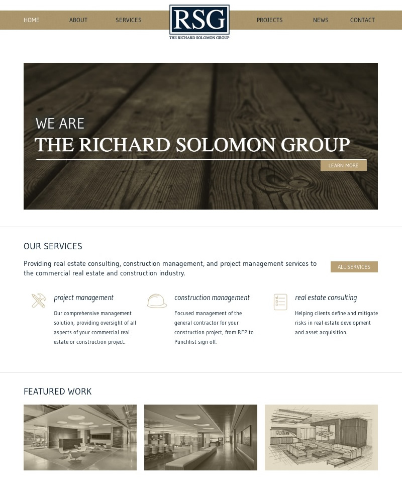 Web Design Richard Solomon Group